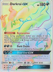 Darkrai GX - 158/147 - Secret Rare